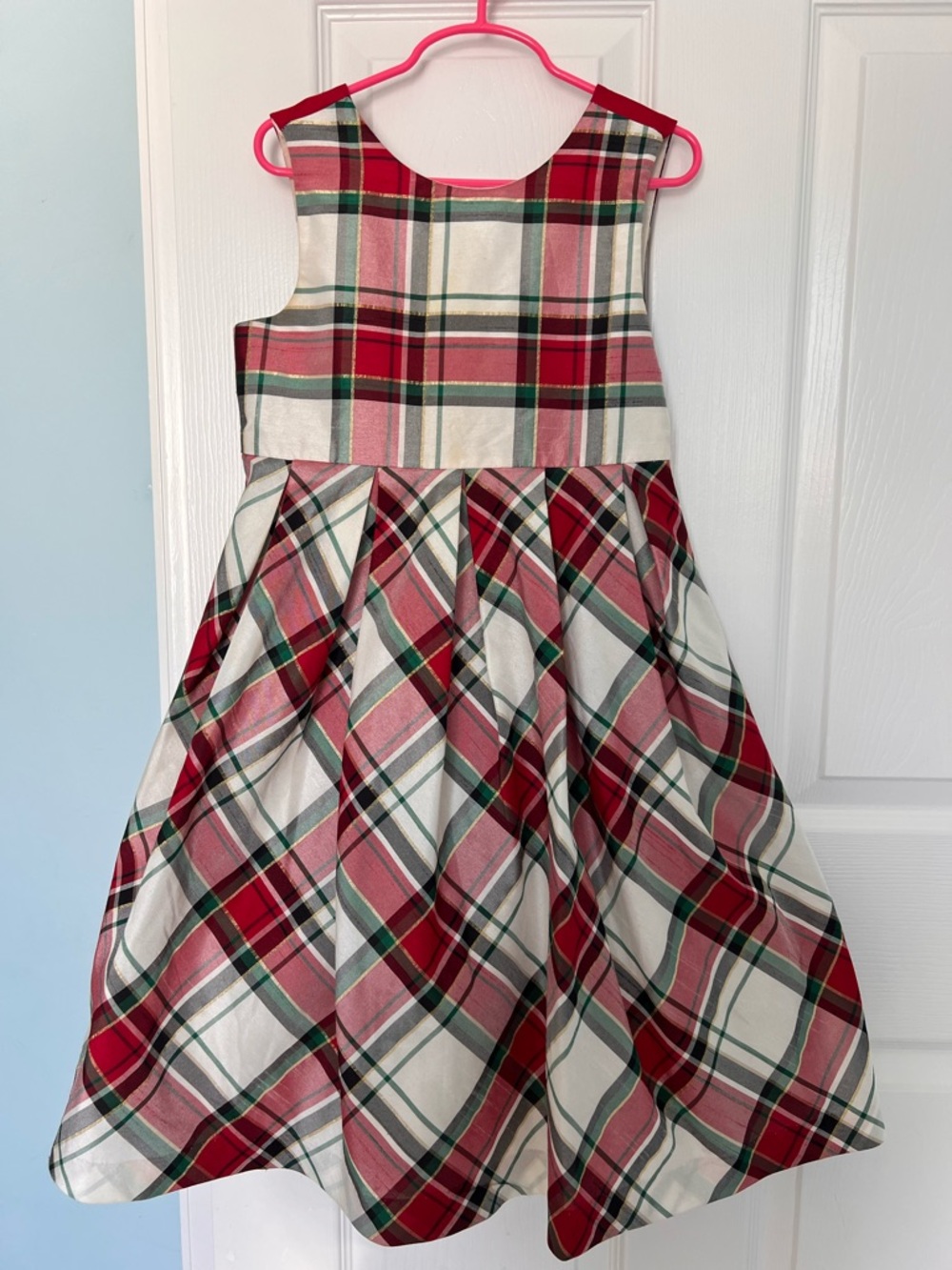 Gymboree Bright Red Girls Dress with White Lining